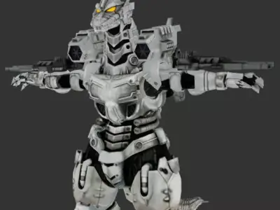 Kiryu Mechagodzilla 3 3D model