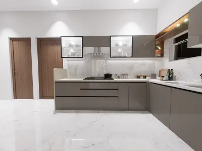 1bhk interior work 3D model