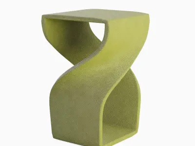 Twisted Stool for Childs 04 3D model