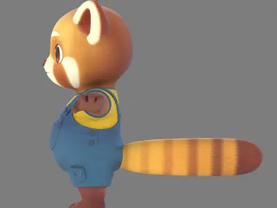raccoon 3D model