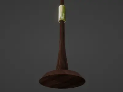 Floor Lamp Low-poly 3D model