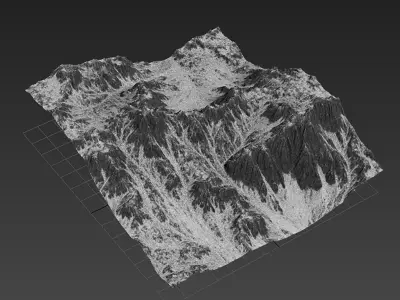 Mountains n23a 3D model