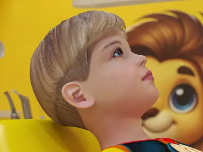  Pediatric Dentistry Office with Doctor and Child 