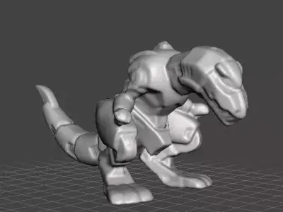 ZEKE ORGANOID CLASSIC MINI FIGURE CHAOTIC CENTURY MINIATURE TOY 3D print model