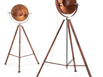 kare Welcome Rusty lamp 3D model