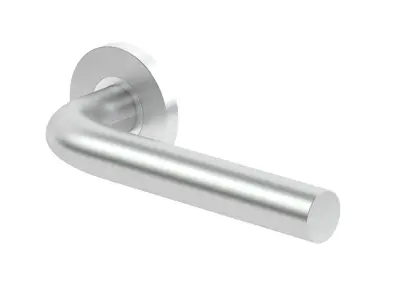 Eurospec Radium Stainless Steel Door Handle 3D model