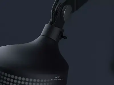 Light Wall Lamp Bedroom Black Concise Furniture  Living Modern 3D model