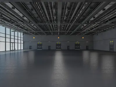 Exhibition Hall 34 3D model