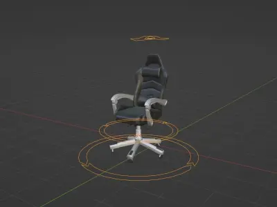 Gaming chair 3D model