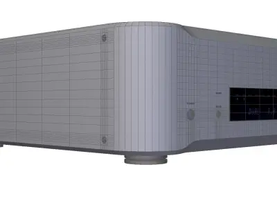 High-end converter Esoteric D-02 3D model