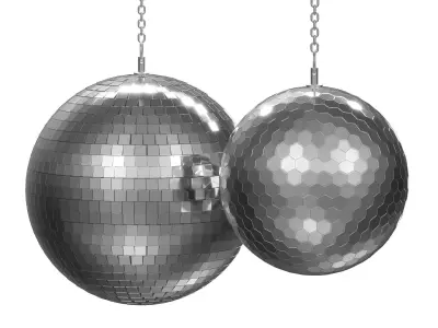 Disco Mirror Balls 3D model