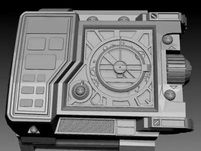 Sci-fi Watch 3D print model