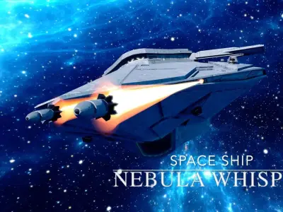 Nebula Whisper Low-poly 3D model