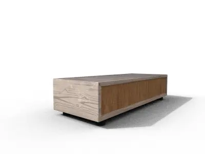 Pack 2 Sets Modern Furniture 3D Model Low-poly 3D model