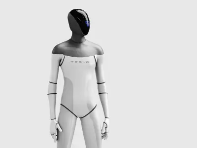 TESLA ROBOT RIGGED 3D model