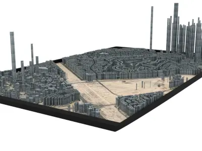  City of Dubai 3D model