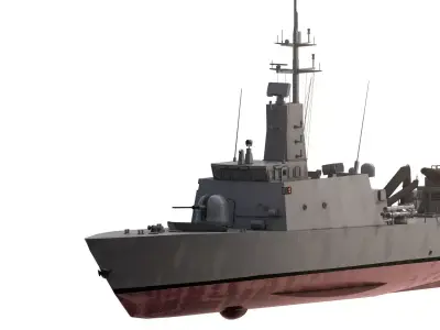 Patrol vessel 3D model