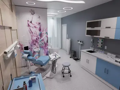 MEDICAL SPACES-DOCTOR OFFICE-DENTIST CLINIC 3D model