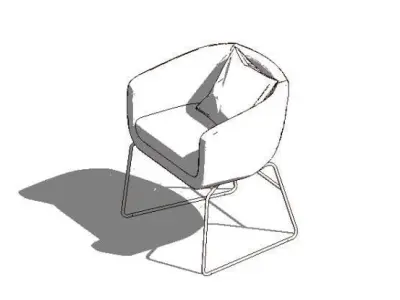 chair rvt 3D model purchase