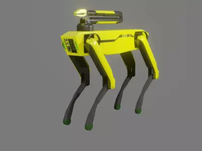 Boston Dynamics Dog with Arm - Low Poly PBR- Game Ready Low-poly 3D model