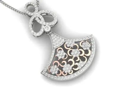 Women pendant 3dm render detail  3D print model purchase