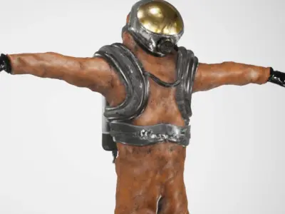 Spacesuit Rigged  3D model