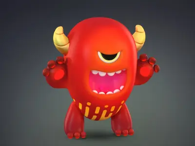  Cartoon Monsters Pack 