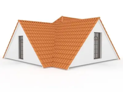 Realistic Roof Shingles 5 3D model