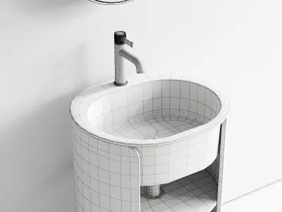 Ceramica Cielo Tiberio Set 1 3D model