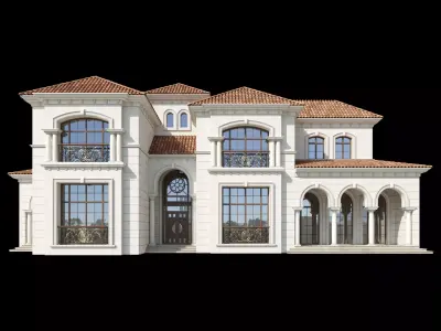 Mediterranean Villa Design 016 3D model