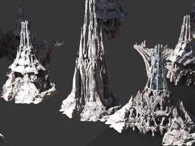 Hyborian Ancient arenas   3D model