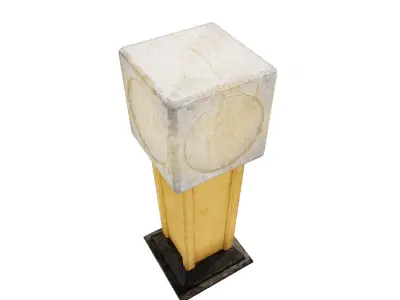 Hong Kong Traffic Sign Light Box 3D model