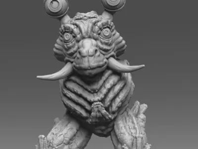 Alien Creature 3D print model