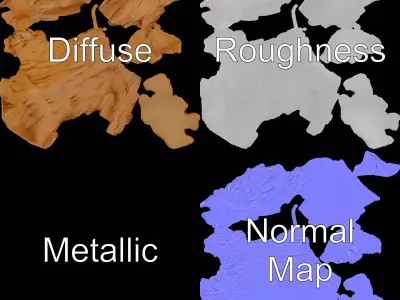 Rugged Sandstone Cliff model pack Low-poly 3D model