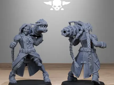 GrimGuard Sisters 3D print model