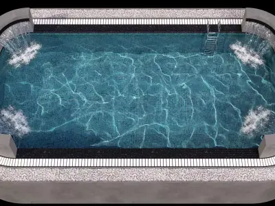 SWIMMING POOL NO74 A 3D model