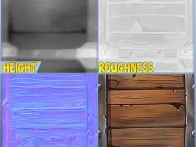 Stylized Wood Seamless Texture Texture