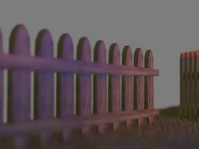 Jardin essentiel  Low-poly 3D model