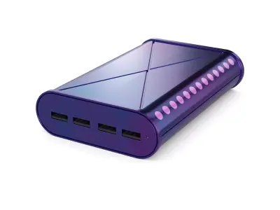 Power bank Low-poly 3D model