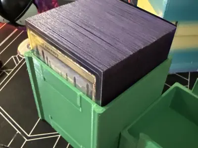TCG CCG DECK AND DICE STORAGE BOX Free 3D print model