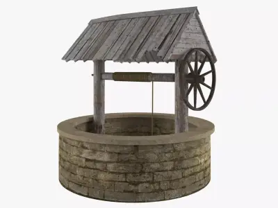 Medieval Well  3D model