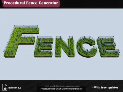 Procedural Generators for Blender 3D Model Pack