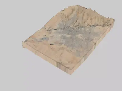 RIYADH City Low-poly 3D model