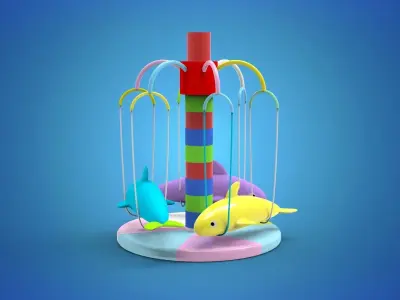 Playground for kids 3D model