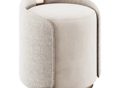 Suite Pouf By Capital Collection 3D model