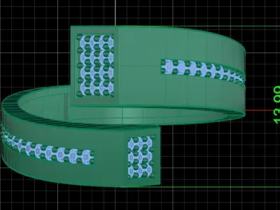 Jewelry ring 208 3D print model