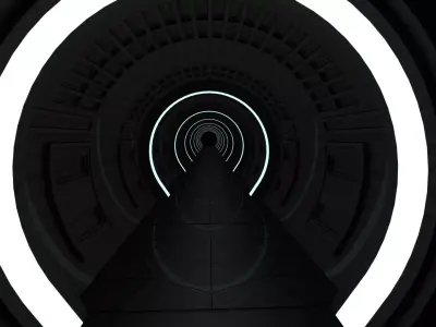 Dark Tunnel 3D model