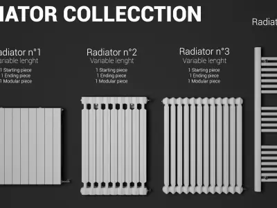 Modular Radiator Collection 3D model