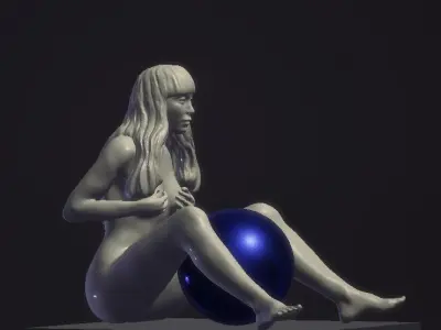 Lady GaGa 3D print model