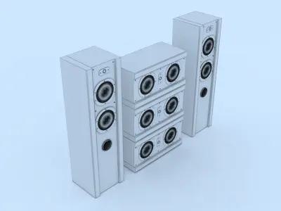 Speaker Model SM1 3D model